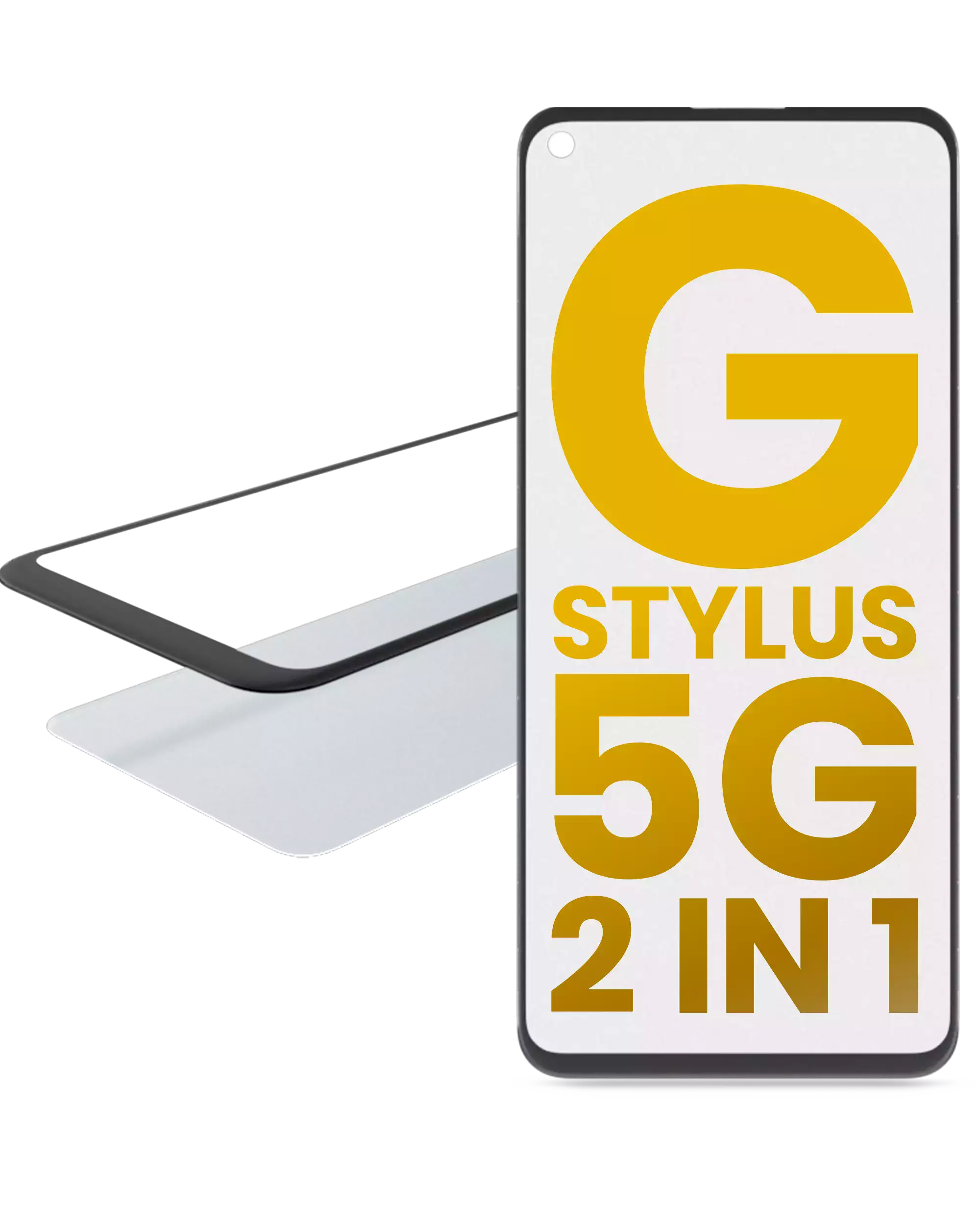 2in1 Frontglas mit vorinstallierter OCA für Moto G Stylus 5G (2021) Qualität A
