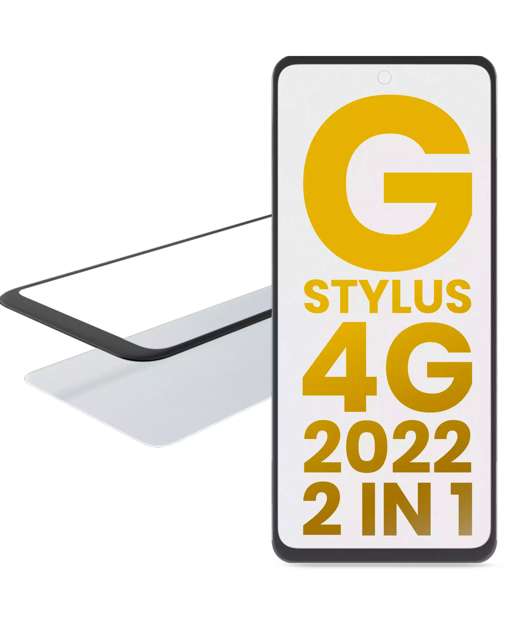2-in-1 Front Glass with OCA Pre-installed for Motorola Moto G Stylus 4G (XT2211 / 2022)