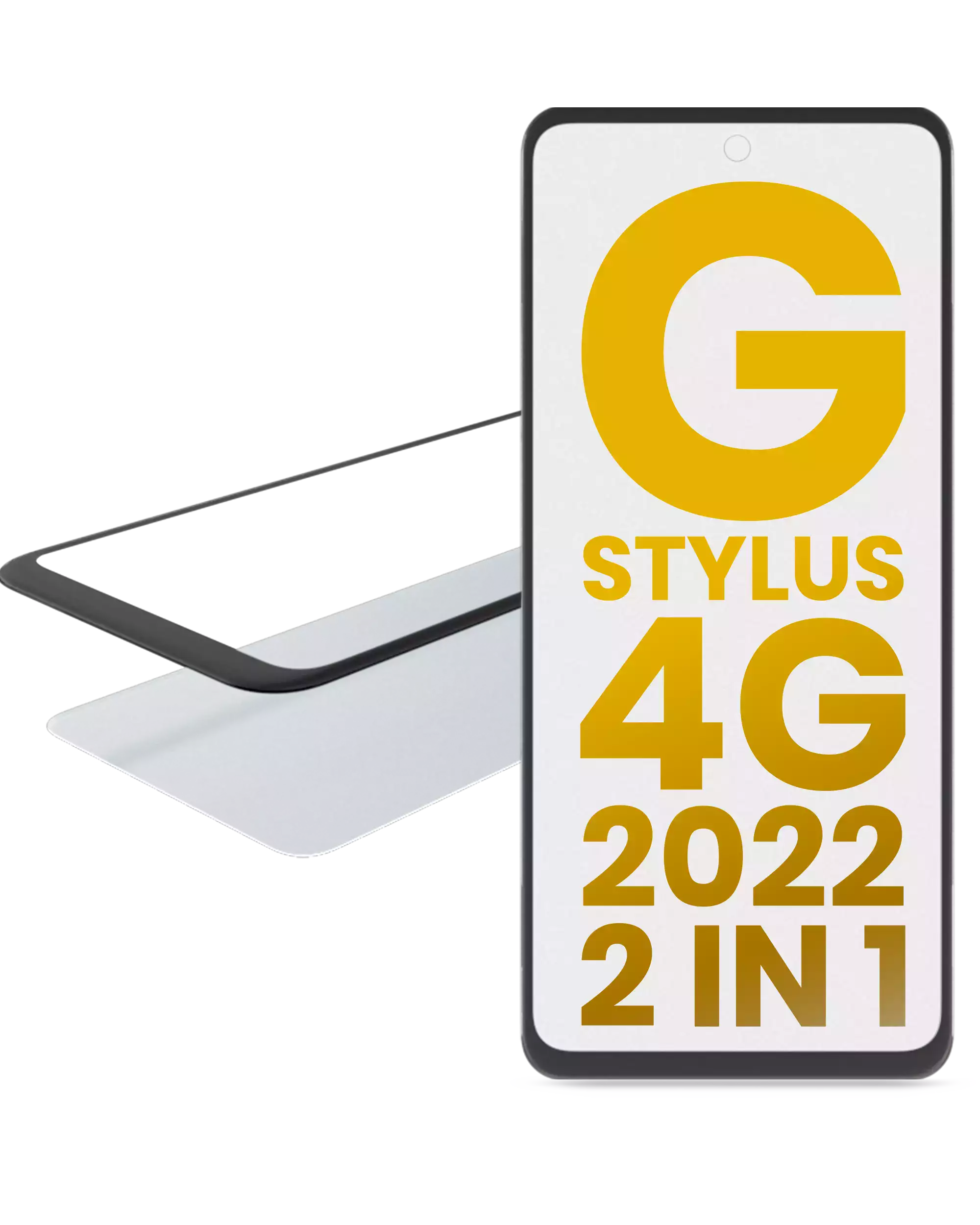 2-in-1 Front Glass with OCA Pre-installed for Motorola Moto G Stylus 4G (XT2211 / 2022)