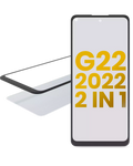 2-in-1 Front Glass with Pre-installed OCA for Motorola Moto G22 (XT2231 / 2022)