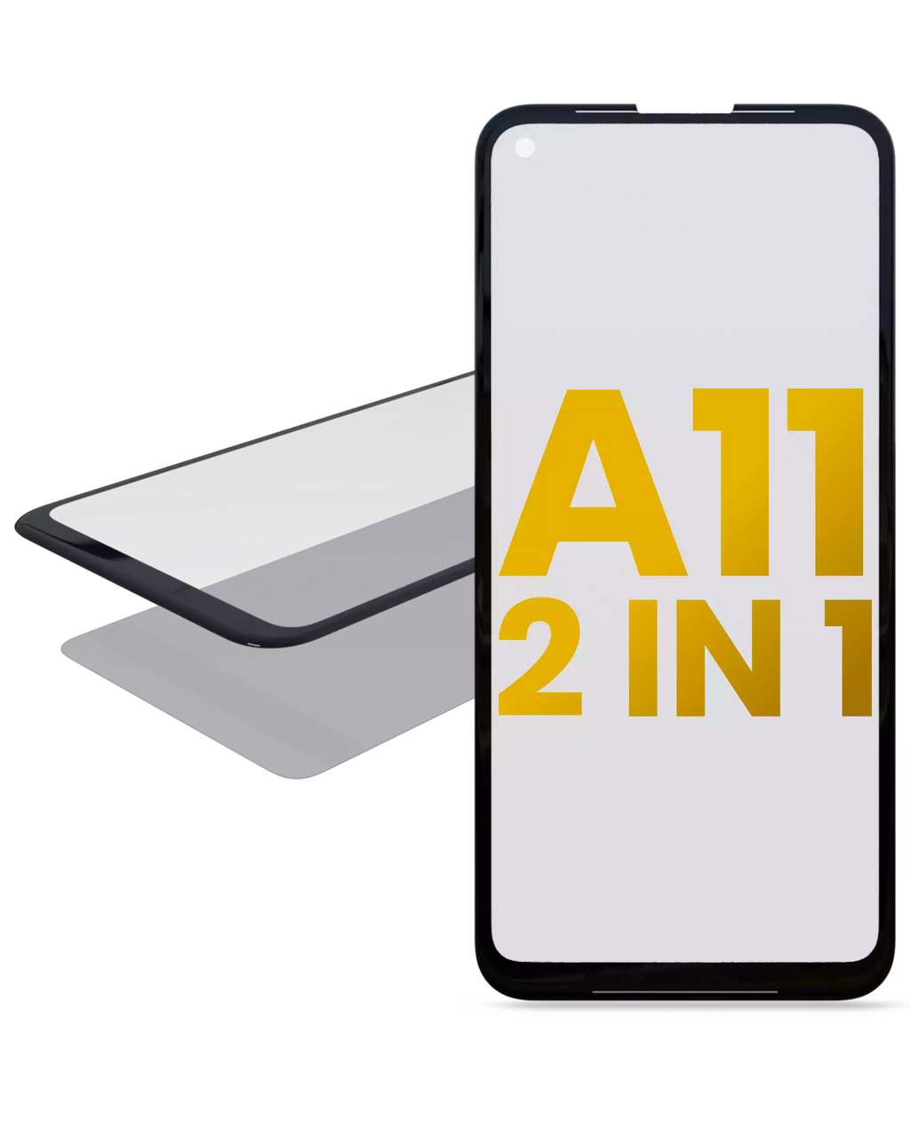2-in-1 Front Glass with OCA for Samsung Galaxy A11 (US Version) (A115 / 2020)