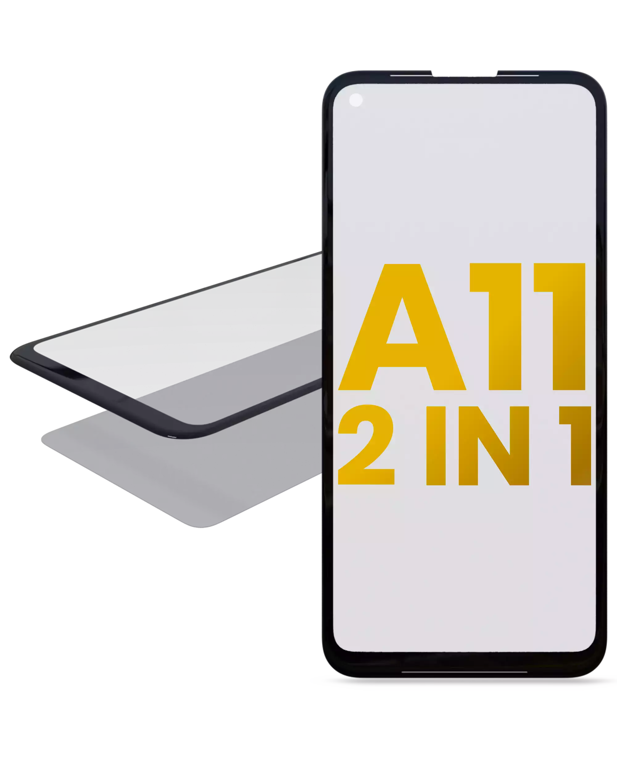 2-in-1 Frontglas mit OCA für Samsung Galaxy A11 (US-Version) (A115 / 2020)