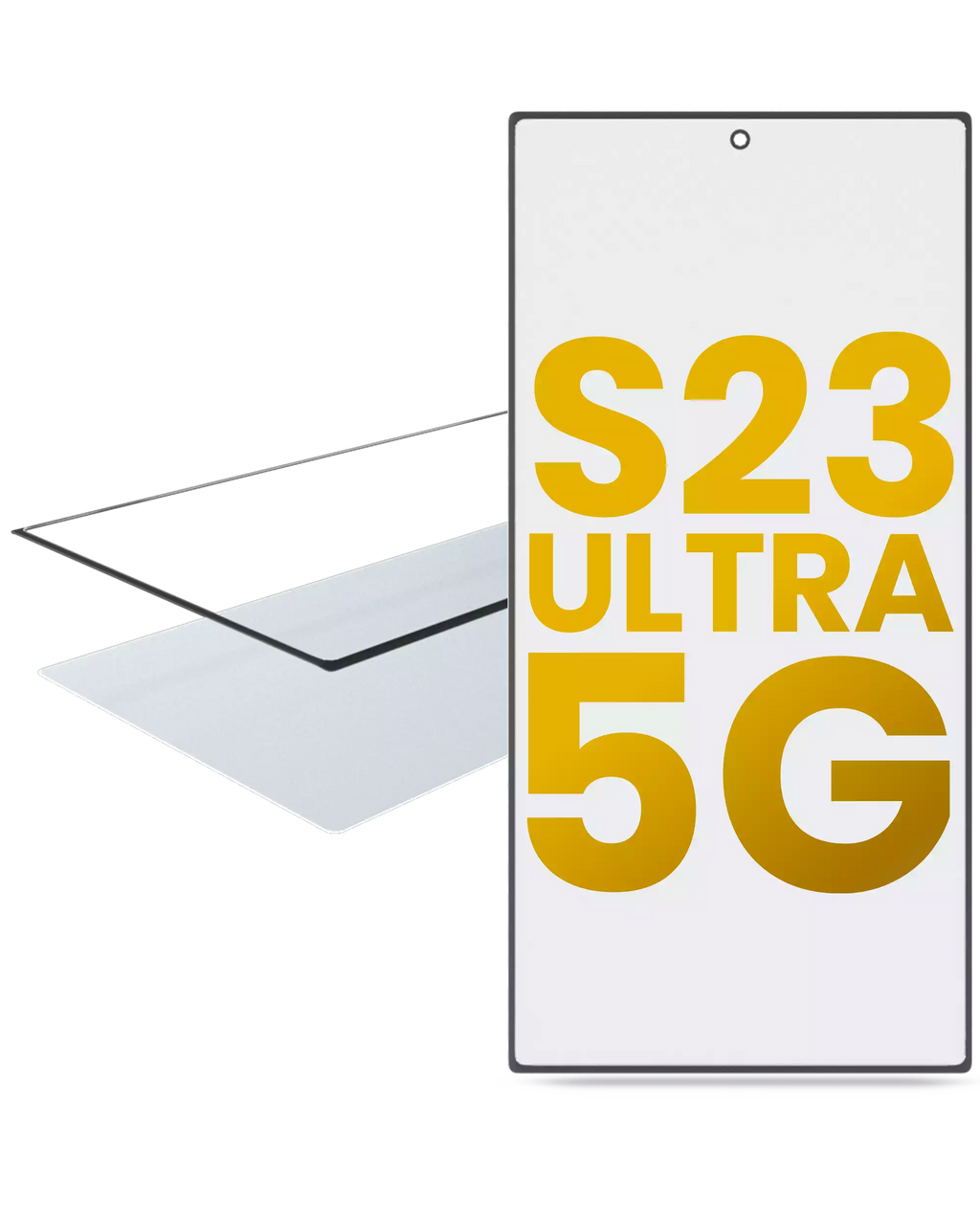 2-in-1 Front Glass with Pre-installed OCA for Samsung Galaxy S23 Ultra 5G