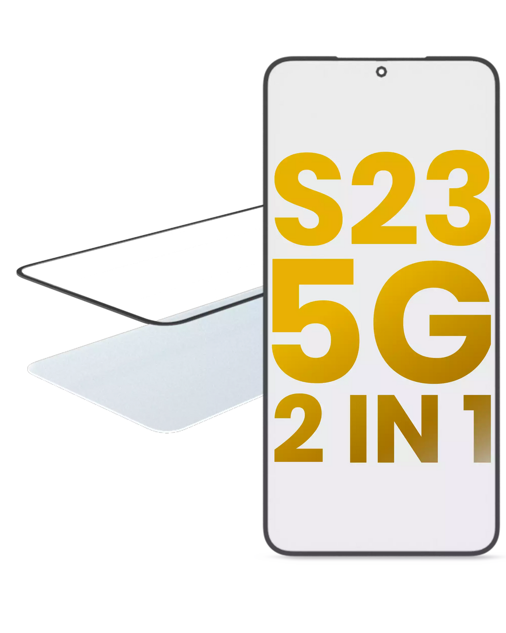 2-in-1 Front Glass with Pre-installed OCA for Samsung Galaxy S23 5G