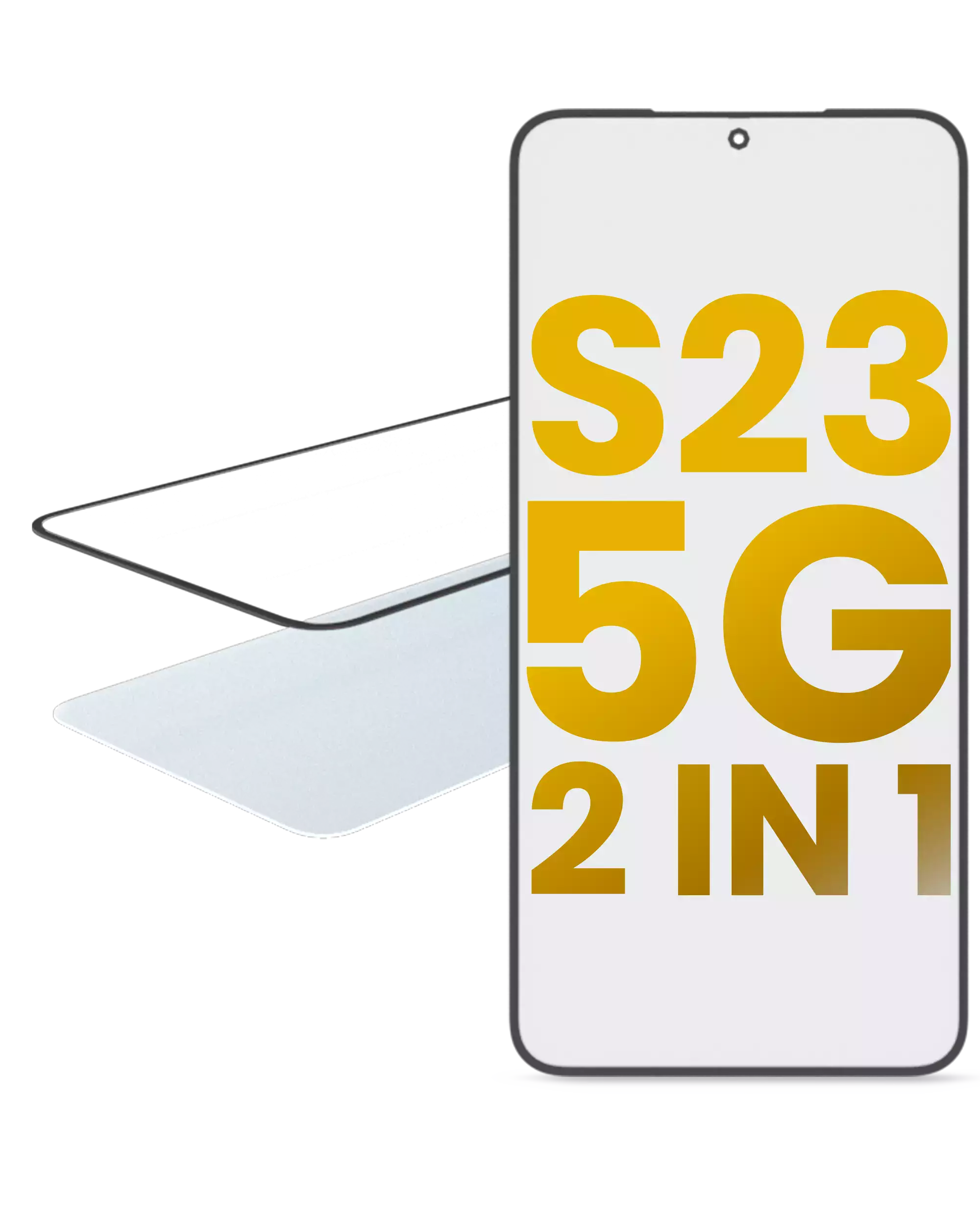 2-in-1 Front Glass with Pre-installed OCA for Samsung Galaxy S23 5G
