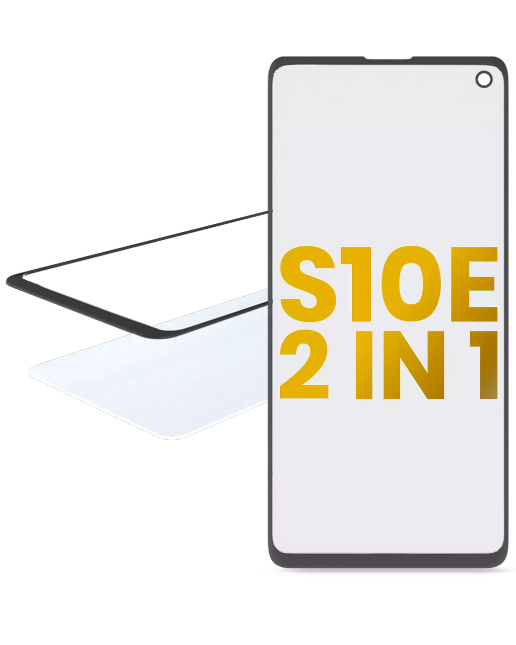 2 in 1 Front Glass with Pre-installed OCA for Samsung Galaxy S10E