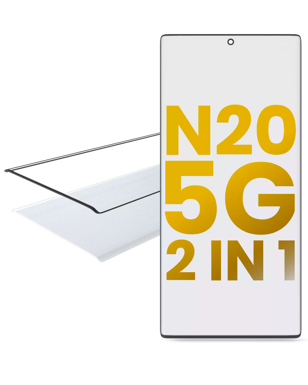 2-in-1 Front Glass with Pre-installed OCA for Samsung Galaxy Note 20 5G