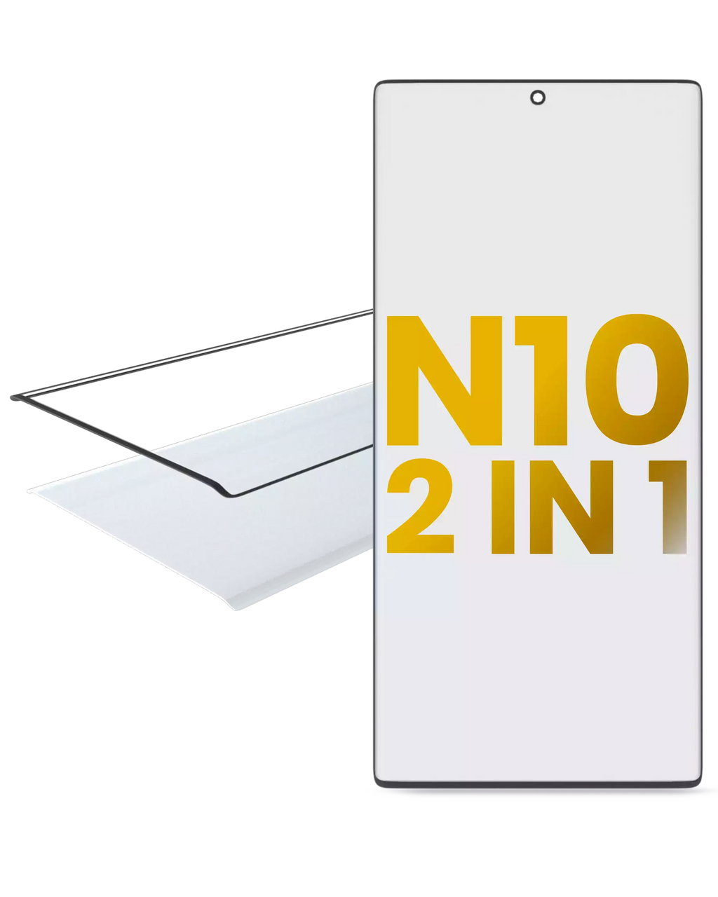 2-in-1 Front Glass with Pre-installed OCA for Samsung Galaxy Note 10