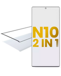 2-in-1 Frontglas mit vorinstalliertem OCA für Samsung Galaxy Note 10