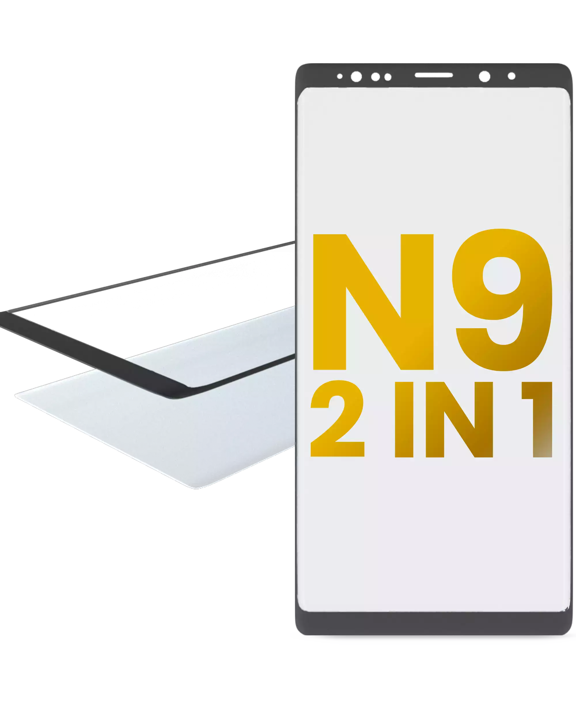 2-in-1 Front Glass with Pre-installed OCA for Samsung Galaxy Note 9