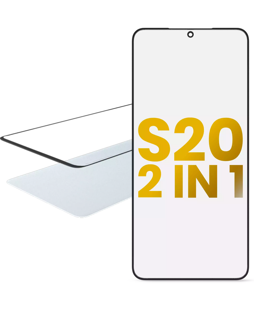2-in-1 Front Glass with pre-installed OCA for Samsung Galaxy S20