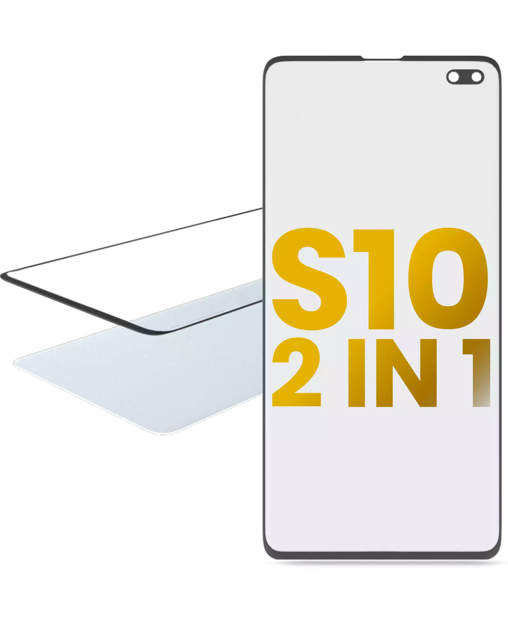 2-in-1 Front Glass with Pre-installed OCA for Samsung Galaxy S10 Plus