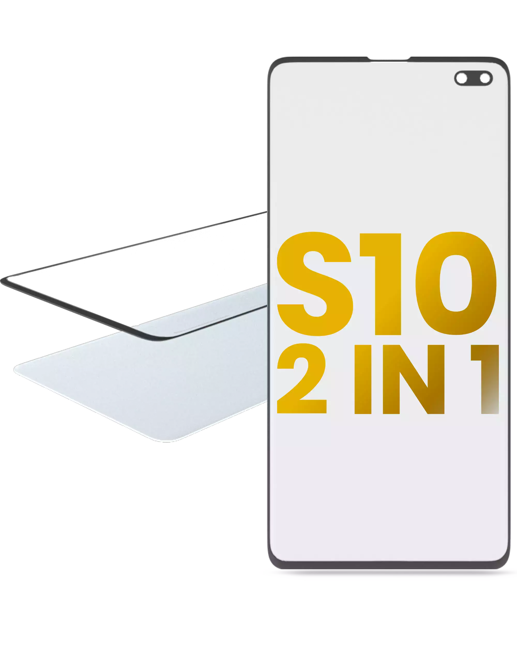 2-in-1 Front Glass with Pre-installed OCA for Samsung Galaxy S10 Plus