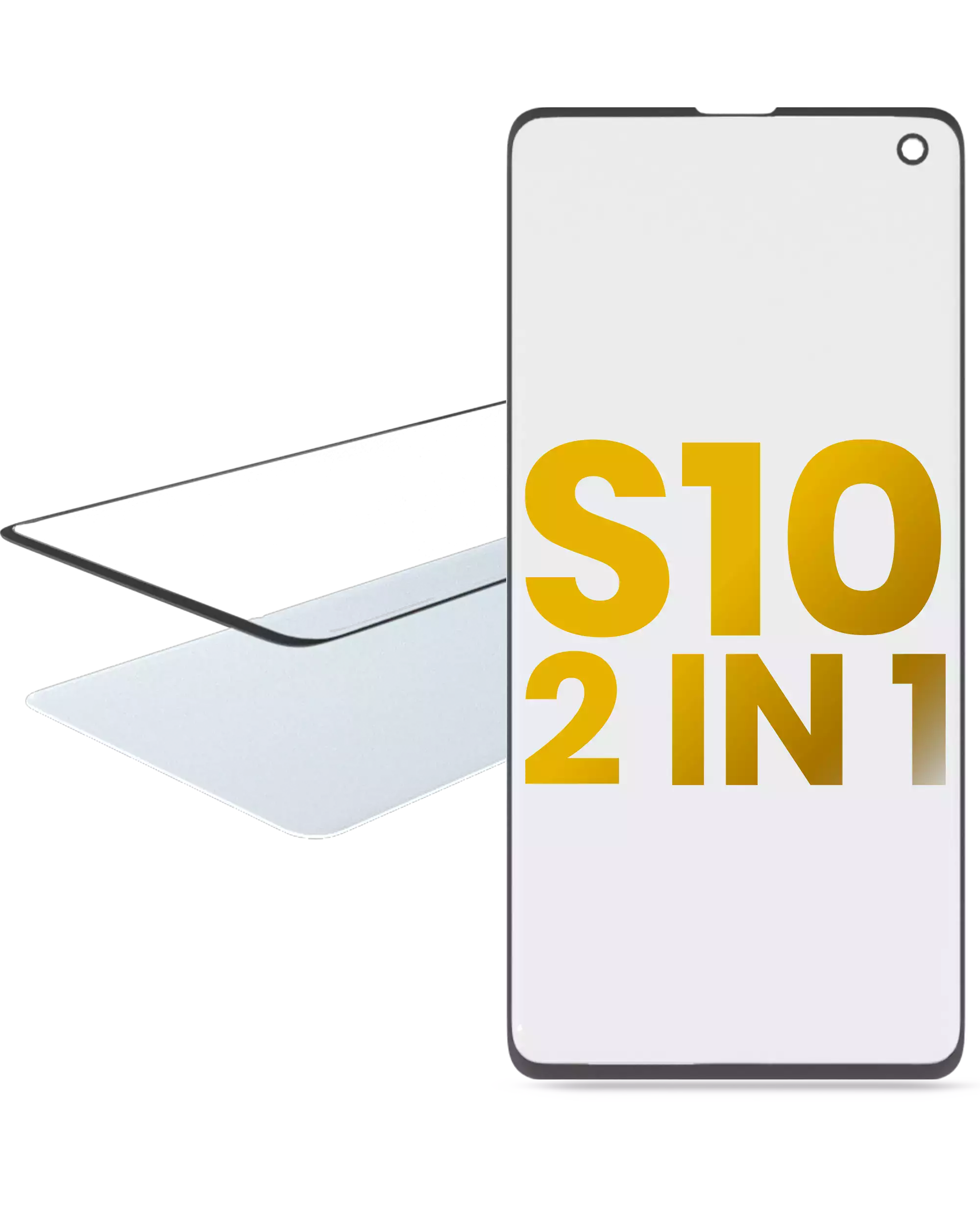 2 in 1 Front Glass with Pre-installed OCA for Samsung Galaxy S10