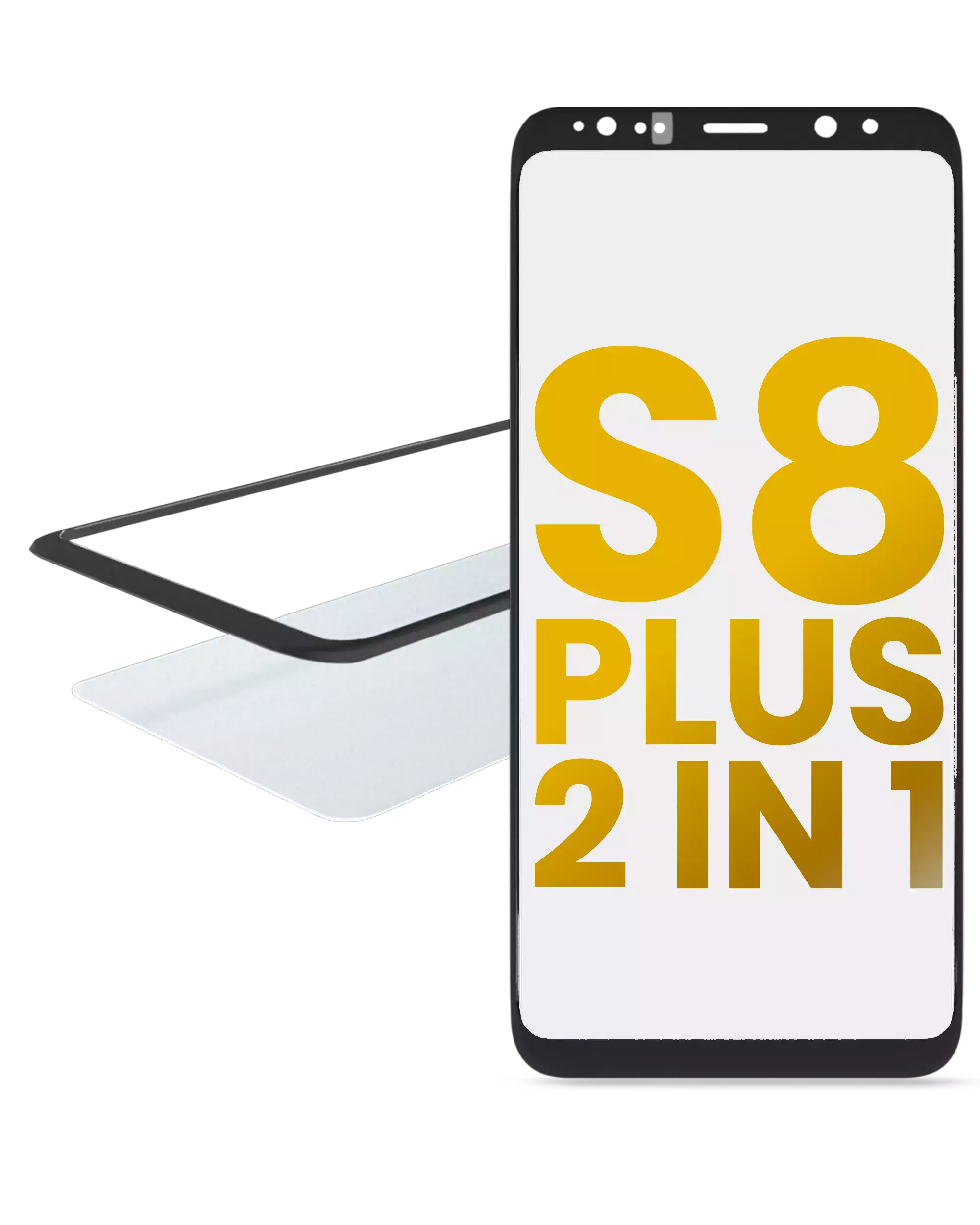 2-in-1 Front Glass with Pre-Installed OCA for Samsung Galaxy S8 Plus
