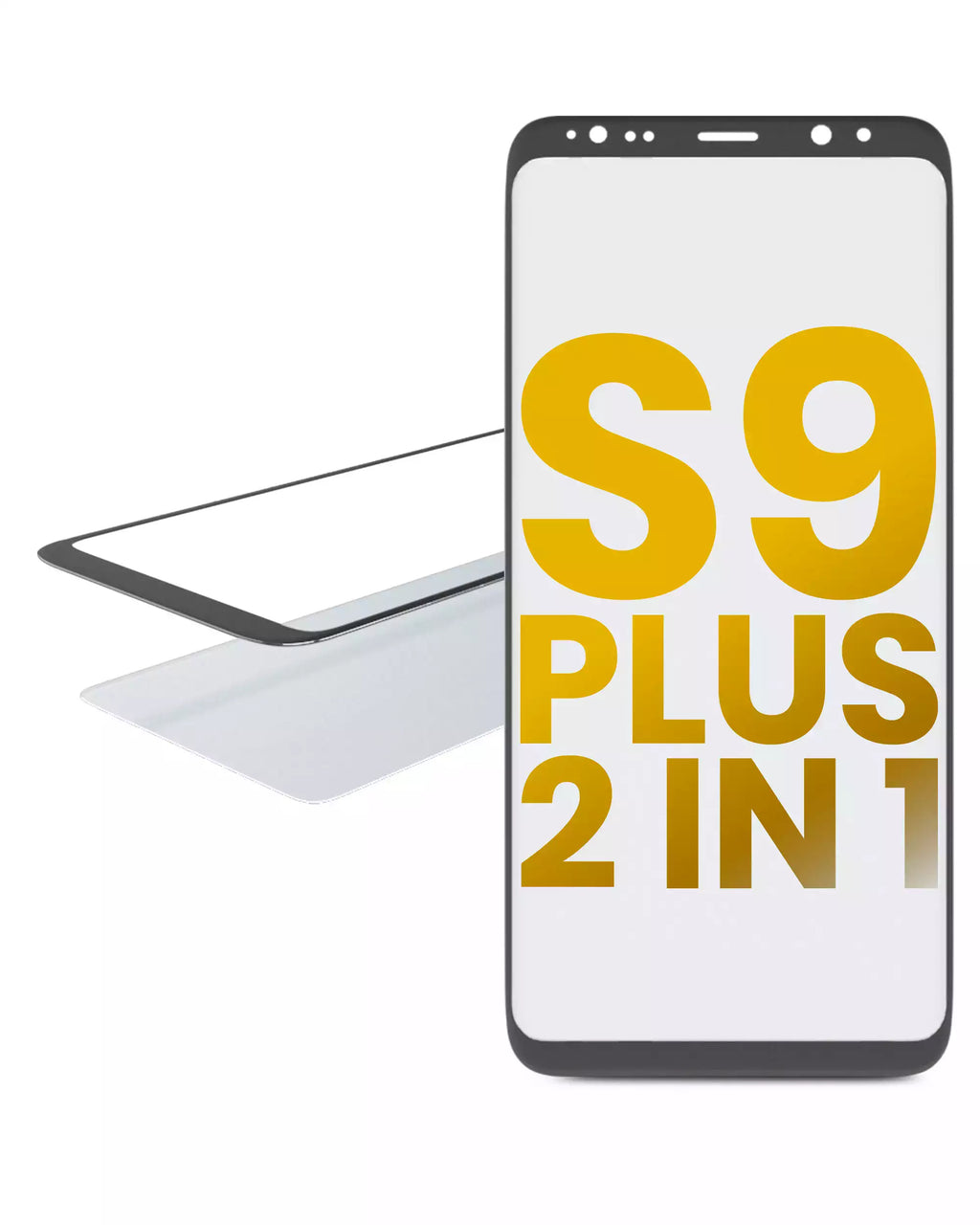 2-in-1 Front Glass with Pre-Installed OCA for Samsung Galaxy S9 Plus