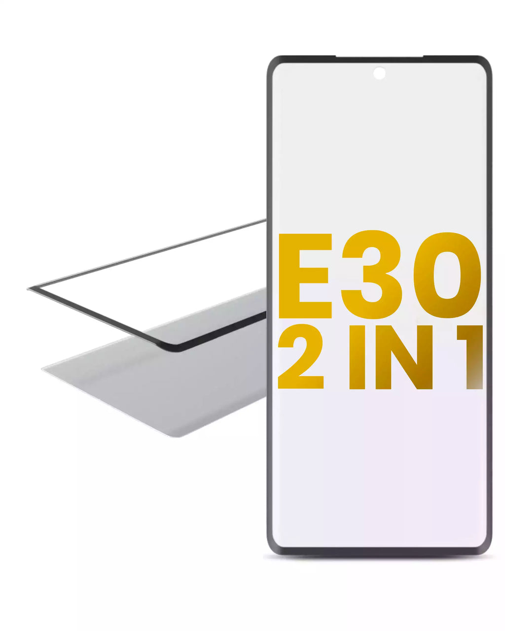 2-in-1 Front Glass with Pre-installed OCA for Motorola Moto E30 (XT2158-6 / 2021)