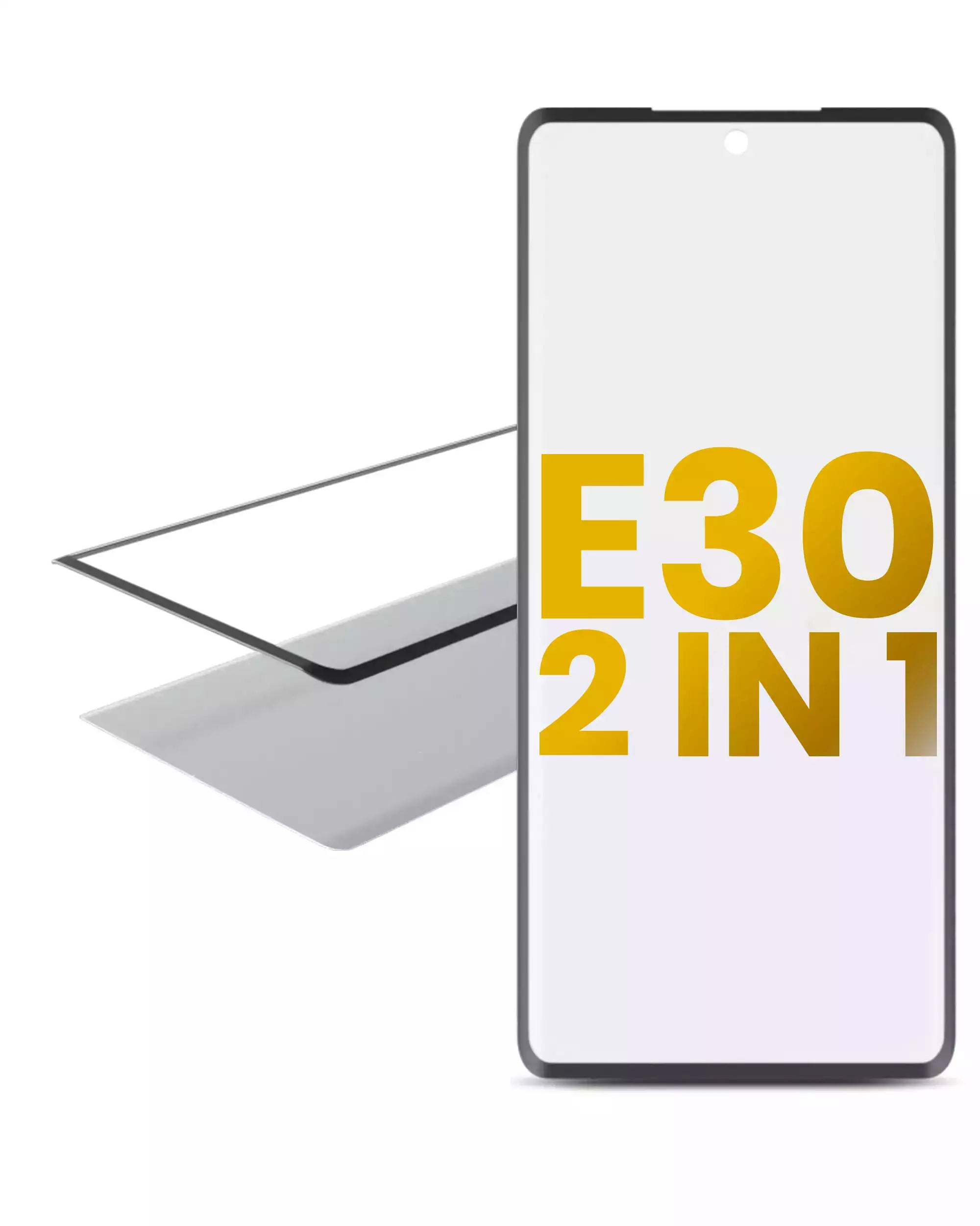 2-in-1 Front Glass with Pre-installed OCA for Motorola Moto E30 (XT2158-6 / 2021)