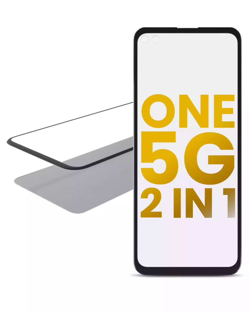 2-in-1 Front Glass with Pre-installed OCA for Motorola One 5G (XT2075-1 / 2020)