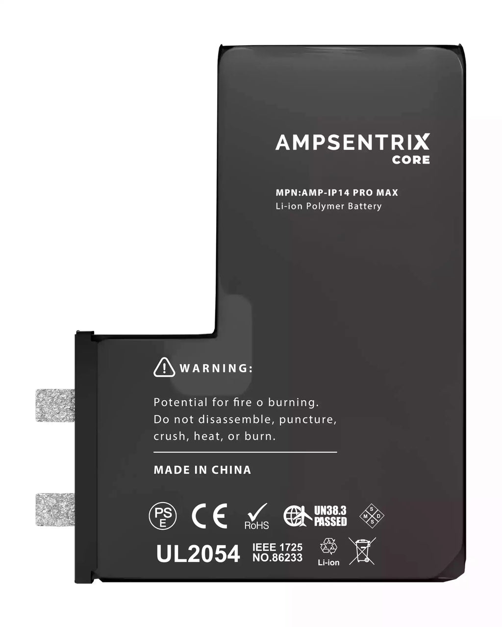 Replacement Battery Core for iPhone 14 Pro Max (Spot Welding Required) (AmpSentrix Core)