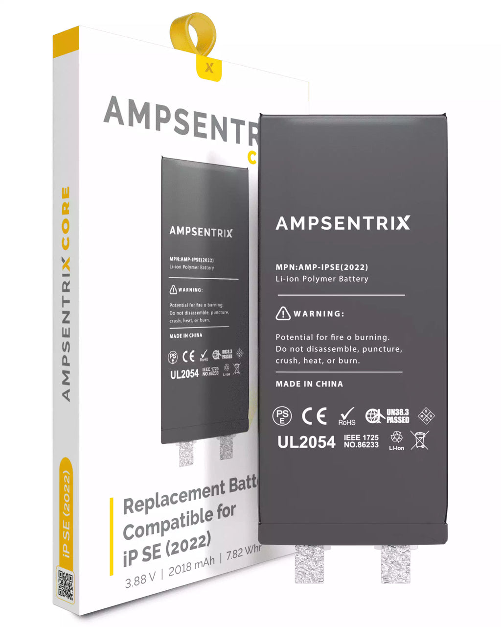 Replacement Battery Core for iPhone SE 2022 (Spot Welding Required) (Ampsentrix Core)