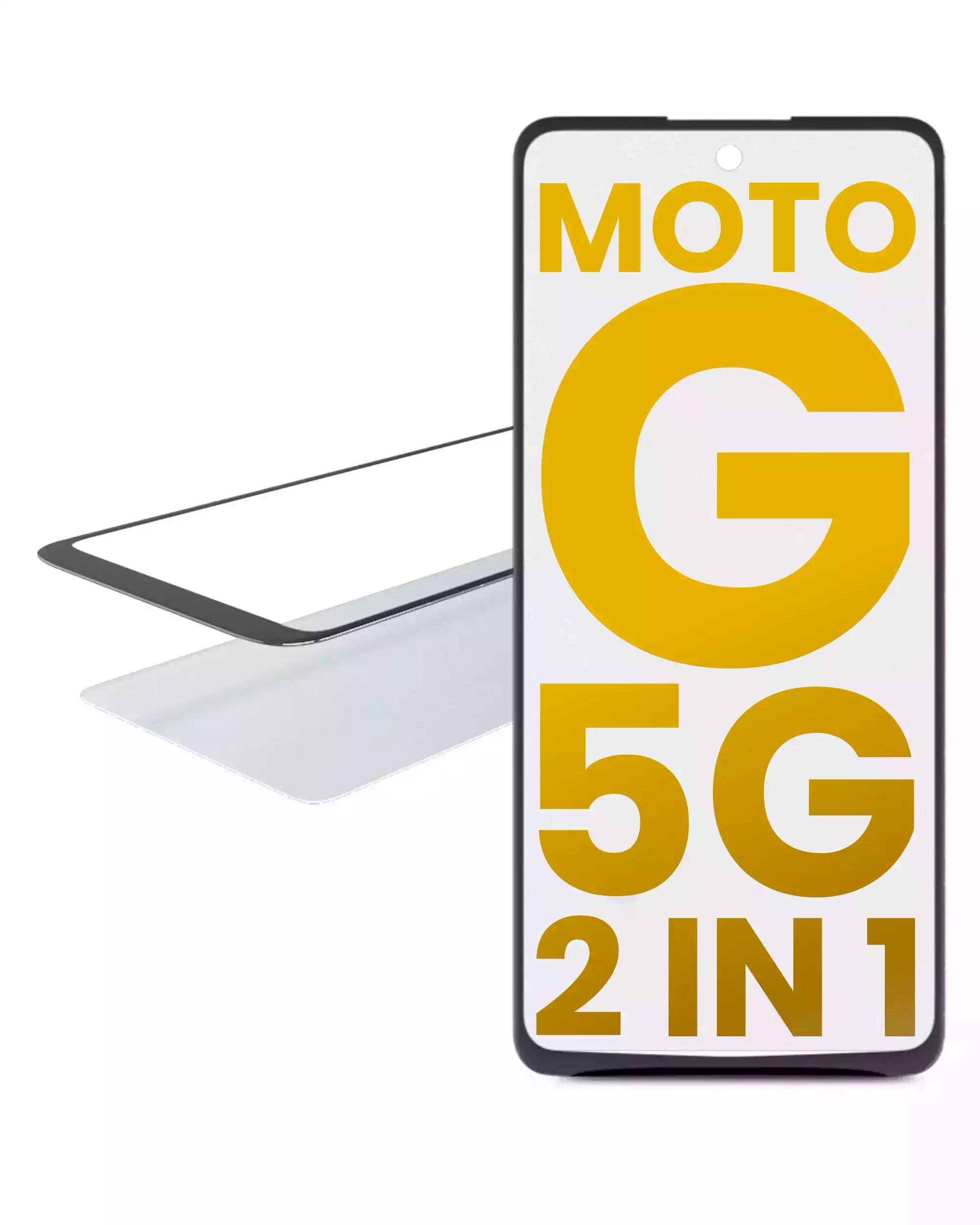 2-in-1 Front Glass with Pre-installed OCA for Motorola Moto G 5G (XT2113 / 2020)