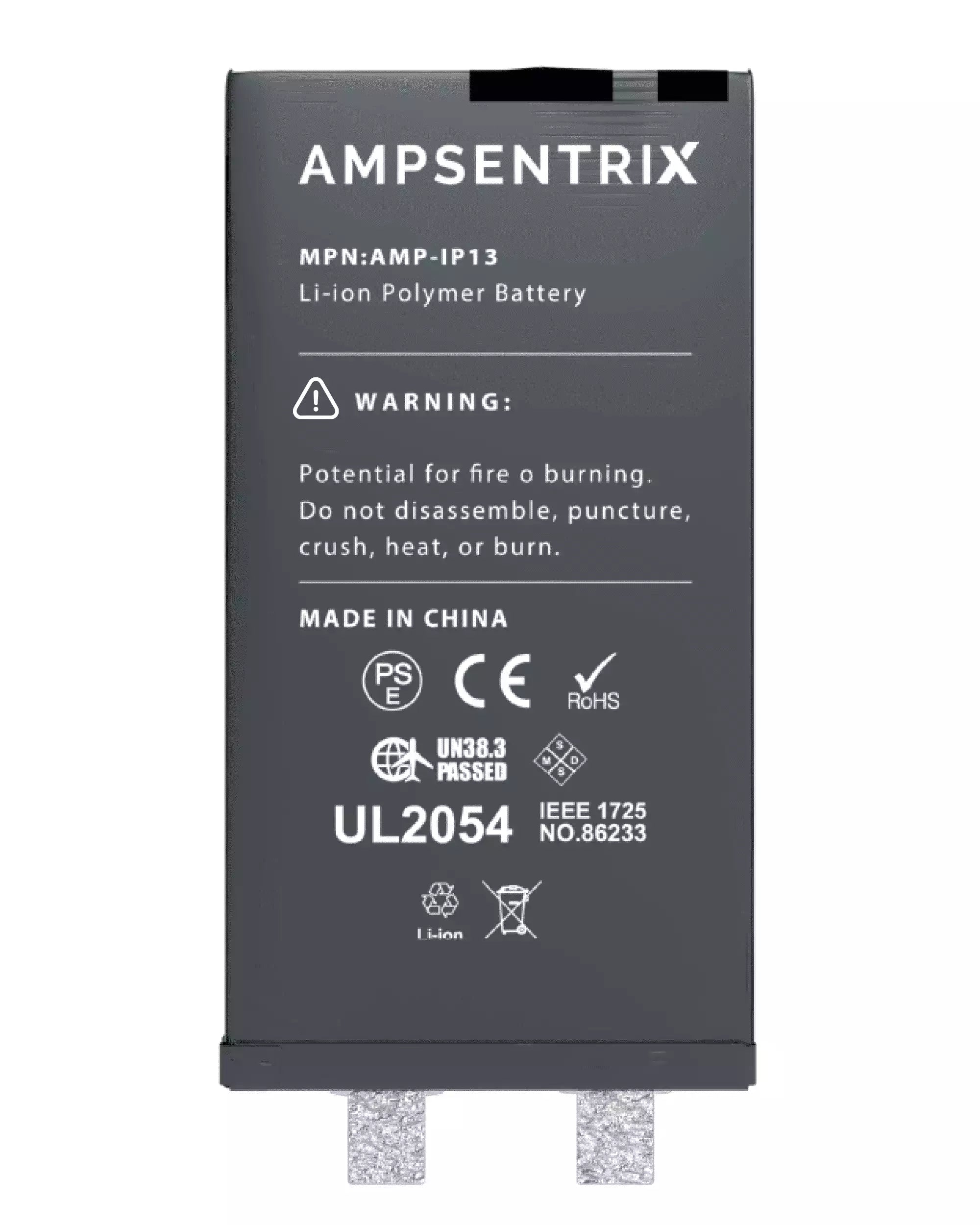 Ersatzakku für iPhone 13 (Spot Welding Required) (AmpSentrix Core Extended)