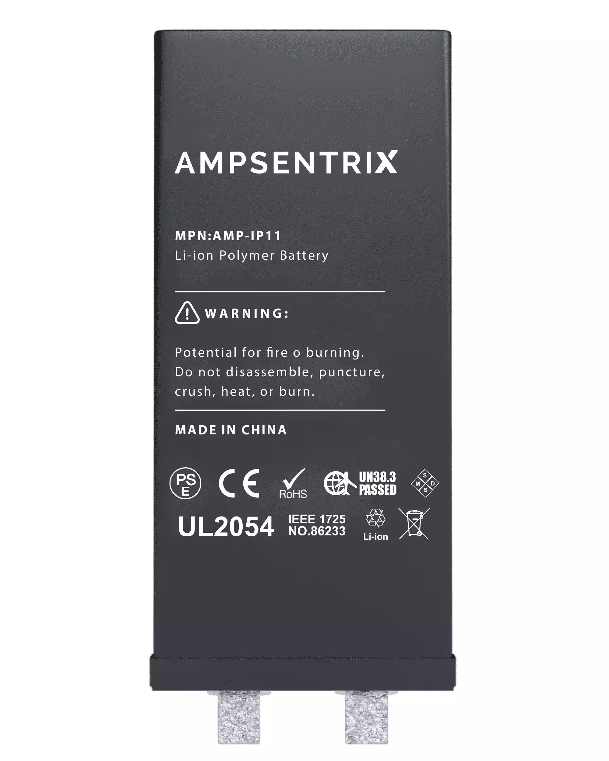 Replacement battery for iPhone 11 (spot welding required) (AmpSentrix Core Extended)