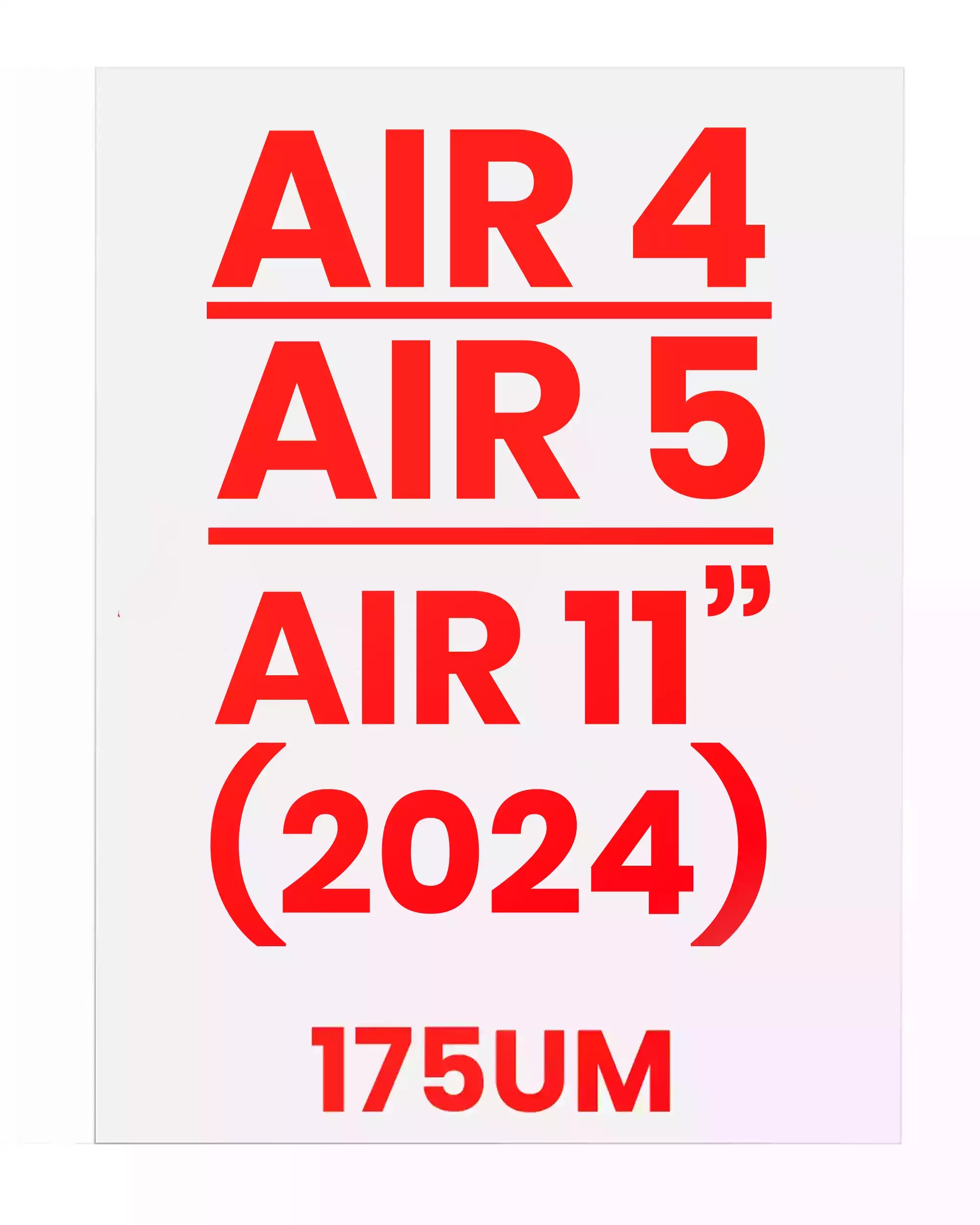 OCA Lamination Film for iPad Air 4 (2020) / Air 5 (2022) / Air 11" (2024) (175 µm) (10-pack)