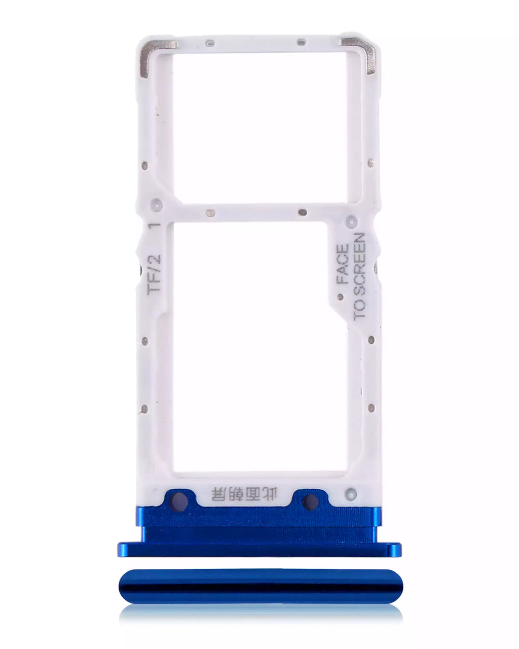 Dual SIM card tray for Xiaomi Mi 9 Lite / CC9 (Aurora Blue)