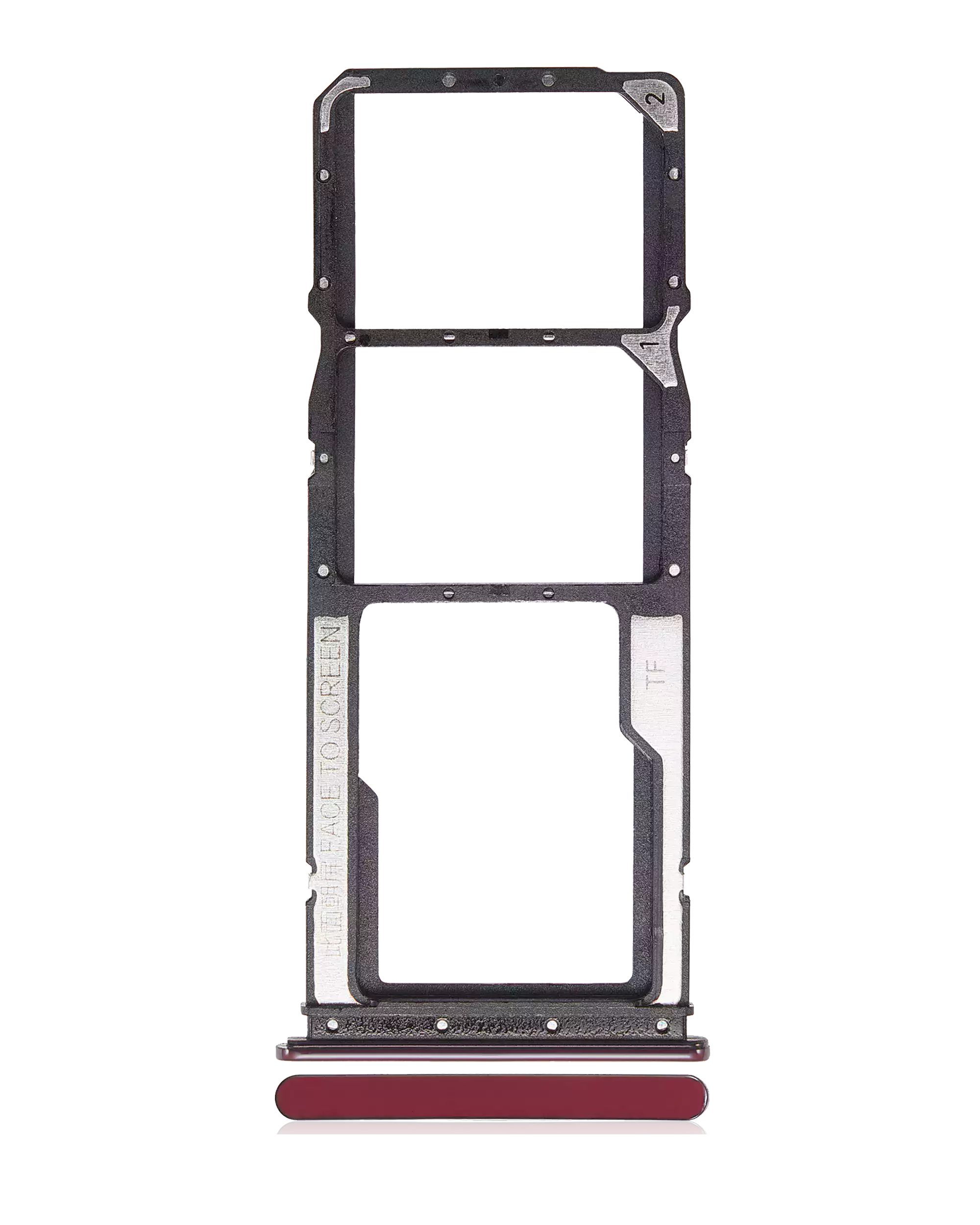 Dual SIM Card Tray for Xiaomi Redmi 8 (Phantom Red)