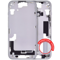 Backcover/Rahmen mit Kleinteilen für iPhone 15 Blau Aftermarket+