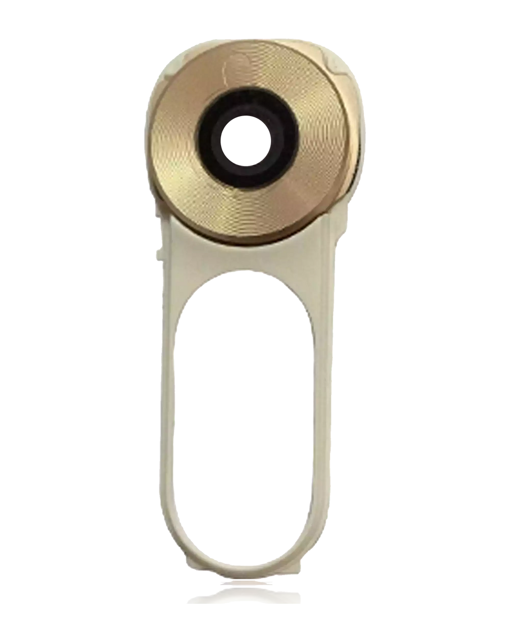 Kameralinse hinten mit Tasterrahmen für LG V10 (Gold / Weiß)