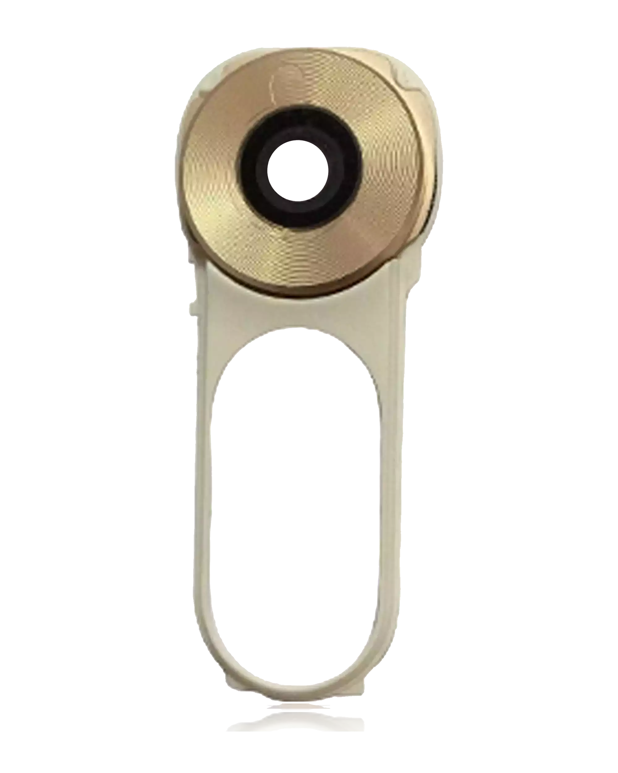 Kameralinse hinten mit Tasterrahmen für LG V10 (Gold / Weiß)