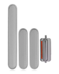 Hard Buttons (Power, Volume, Switch) for iPhone X (Silver)