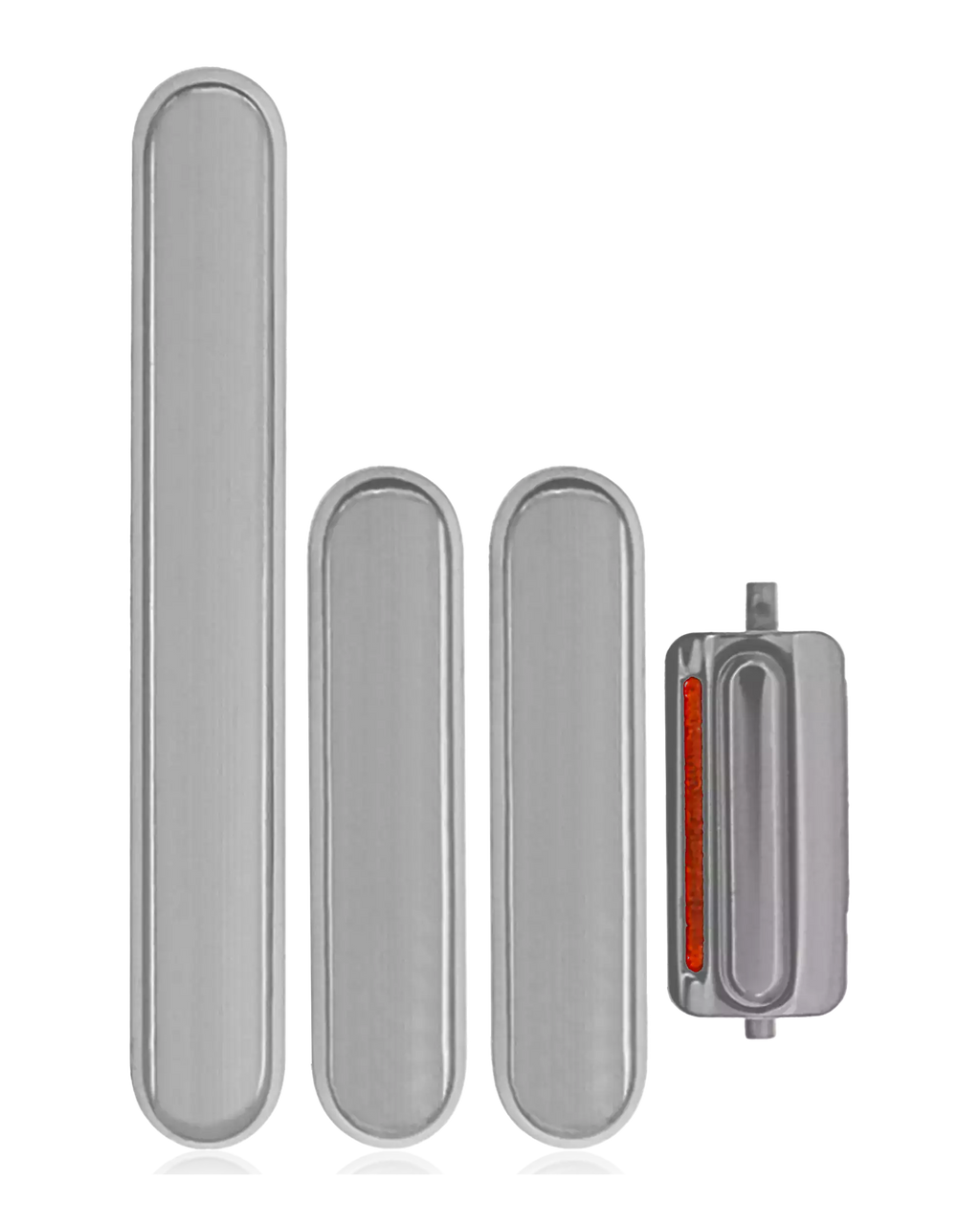 Hard Buttons (Power, Volume, Switch) for iPhone X (Silver)