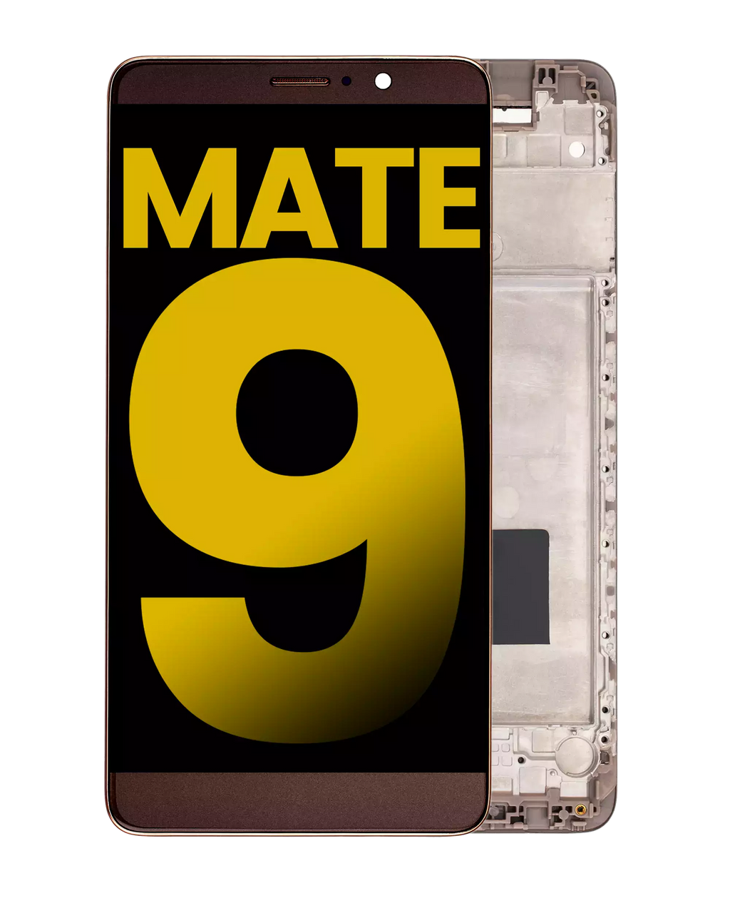 LCD-Display mit Rahmen für Huawei Mate 9 (Refurbished) (Brown)
