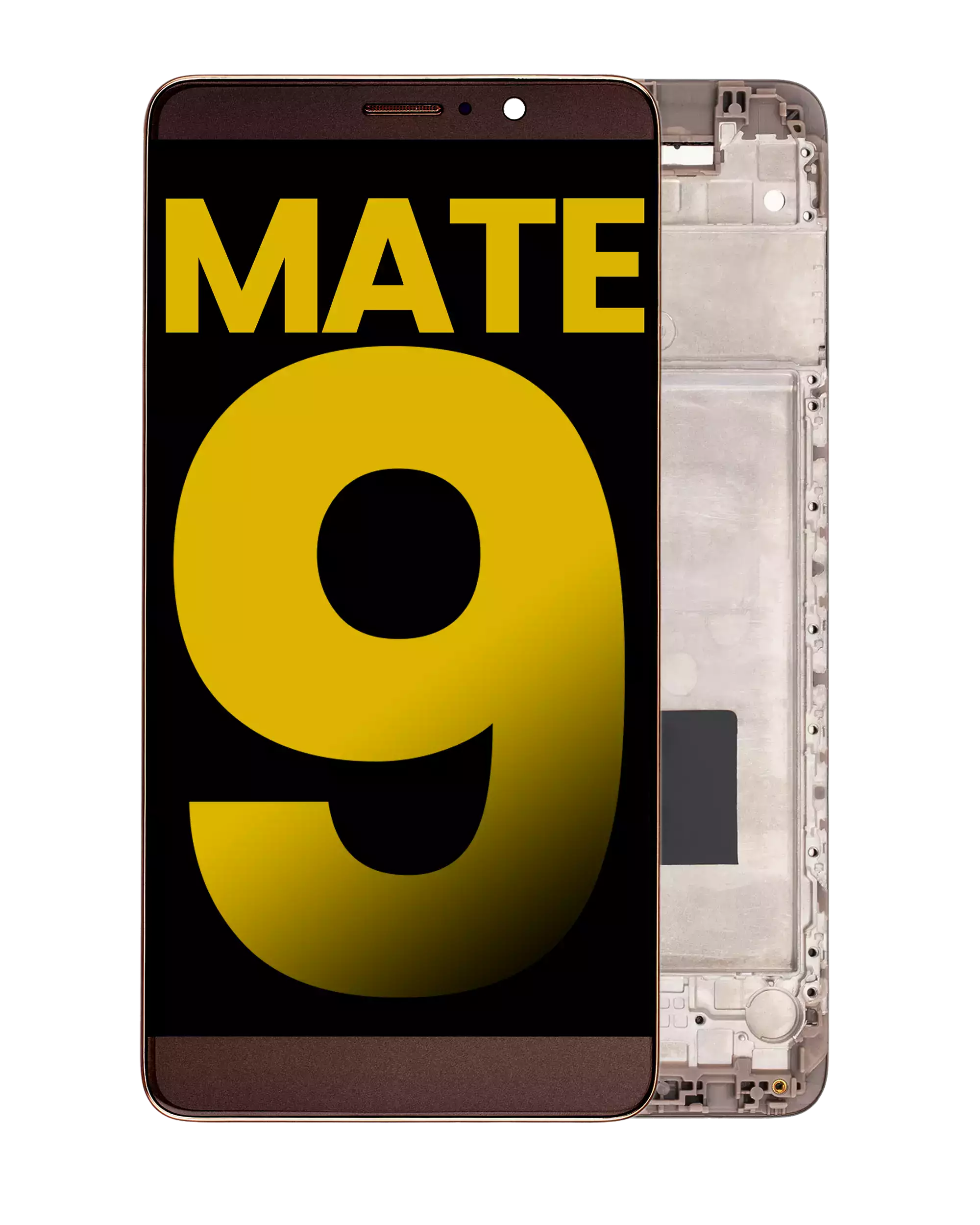 LCD-Display mit Rahmen für Huawei Mate 9 (Refurbished) (Brown)