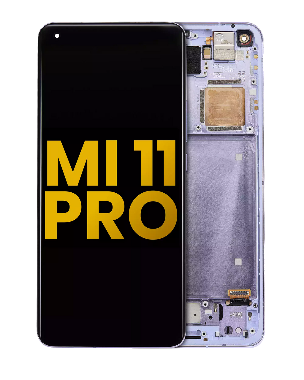OLED Display with Frame for Xiaomi Mi 11 Pro (Refurbished) (Purple)