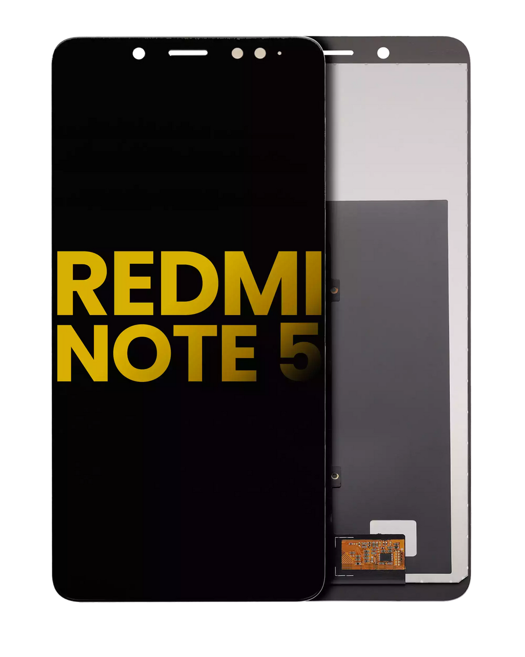 LCD-Display ohne Rahmen für Xiaomi Redmi Note 5 (Refurbished) (Schwarz)