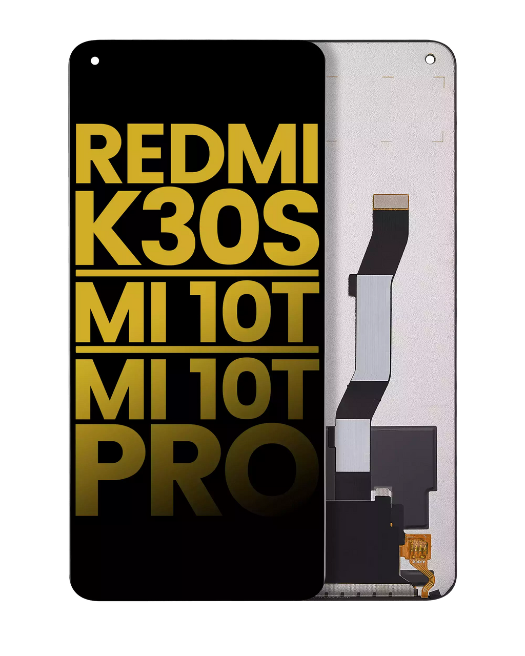 Frameless LCD Display for Xiaomi Redmi K30S / Mi 10T / Mi 10T Pro 5G (Refurbished) (All Colors)
