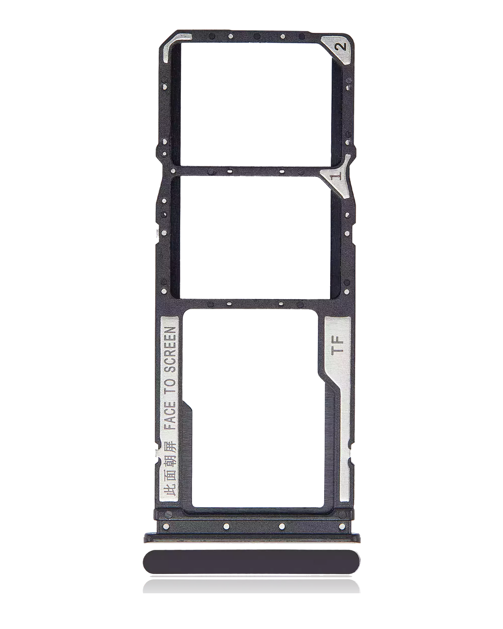 Dual SIM Card Tray for Xiaomi Redmi 10 (Carbon Gray)