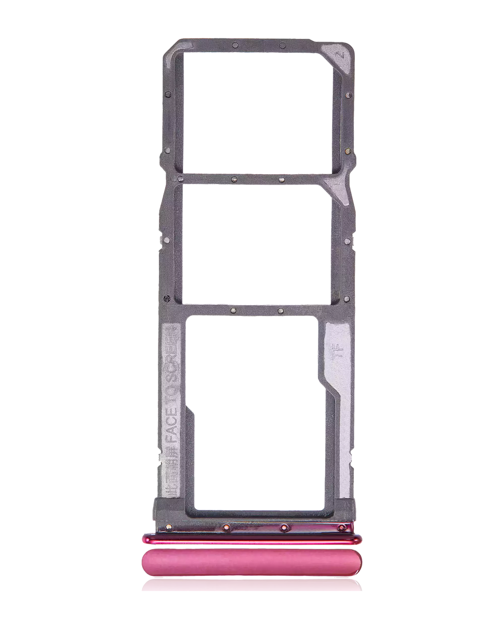 Dual SIM card tray for Xiaomi Redmi 7 / 7 Pro (Lunar Red)