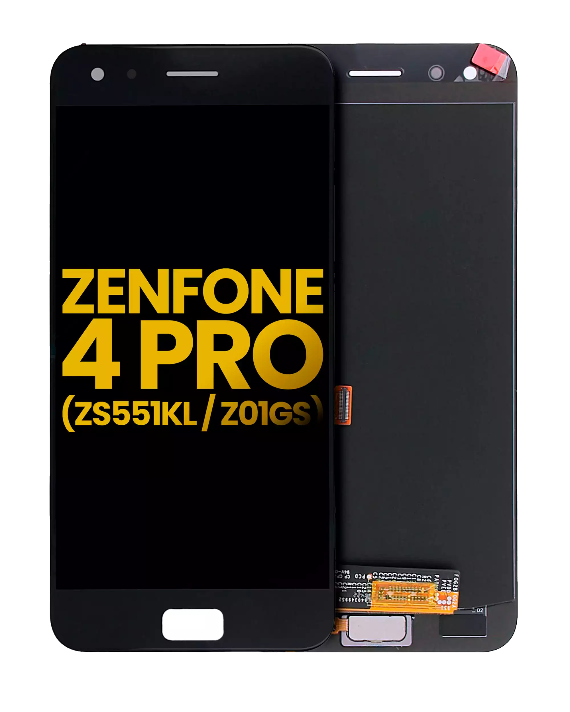 LCD-Display ohne Rahmen für Asus ZenFone 4 Pro (Refurbished) Schwarz