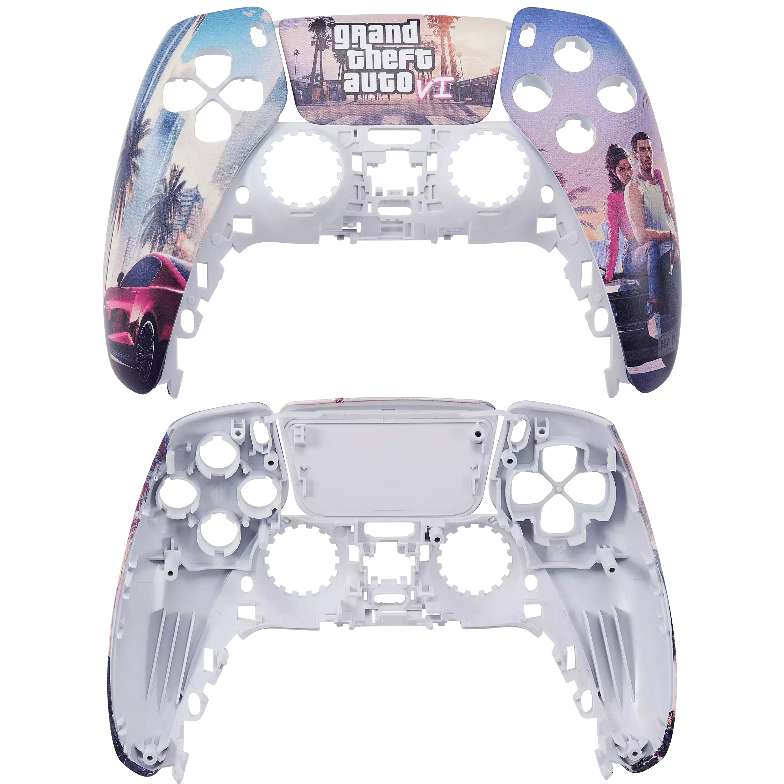 Controller-Abdeckung für PlayStation 5 (GTA6) (Grand Theft Auto VI) - 2er-Set