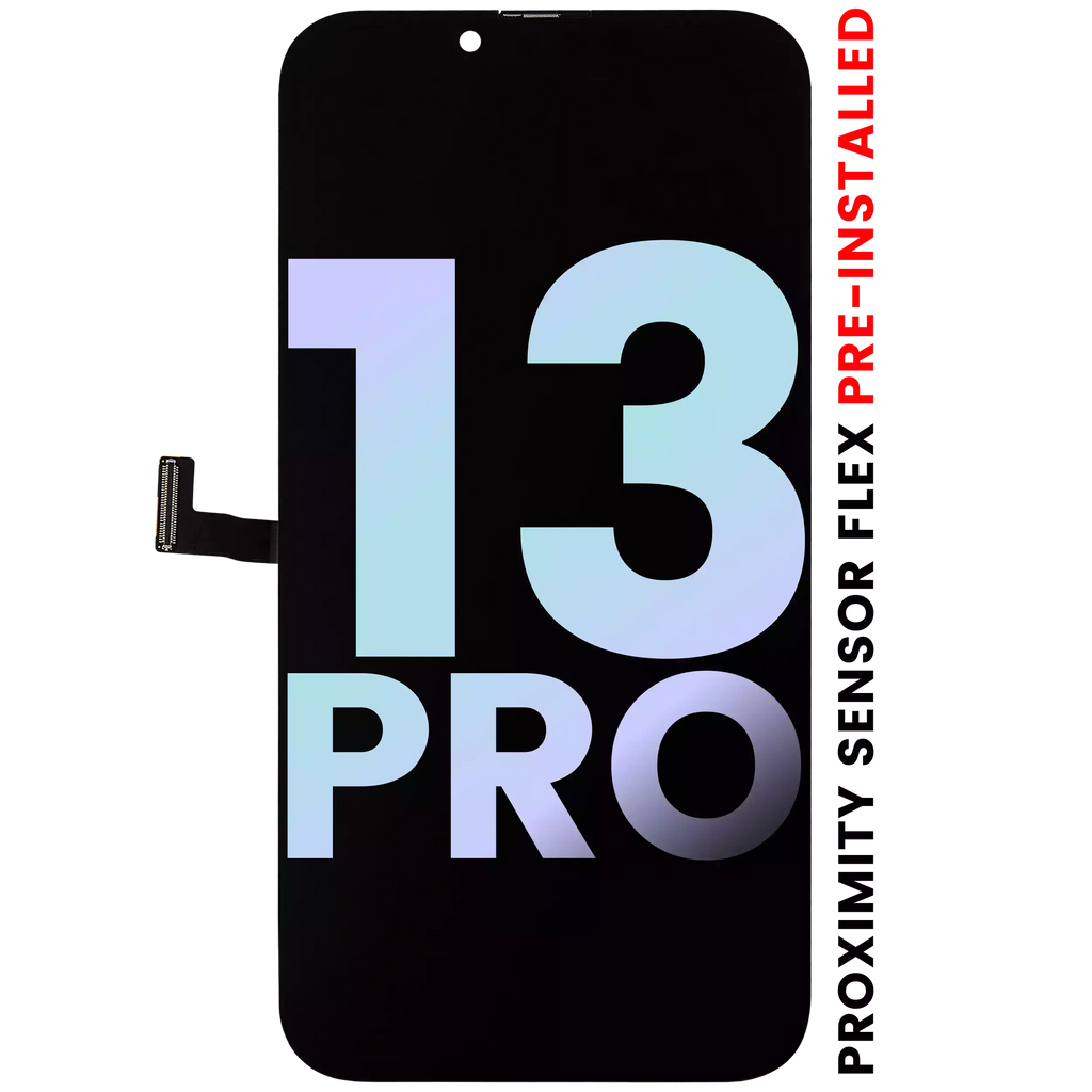 OLED Display with Pre-Installed Proximity Sensor Flex Cable for iPhone 13 Pro (Service Pack)