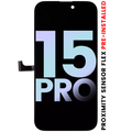OLED-Display mit Näherungssensor für iPhone 15 Pro (Service Pack)