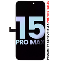 OLED-Display mit Näherungssensor-Flex für iPhone 15 Pro Max (Service Pack)