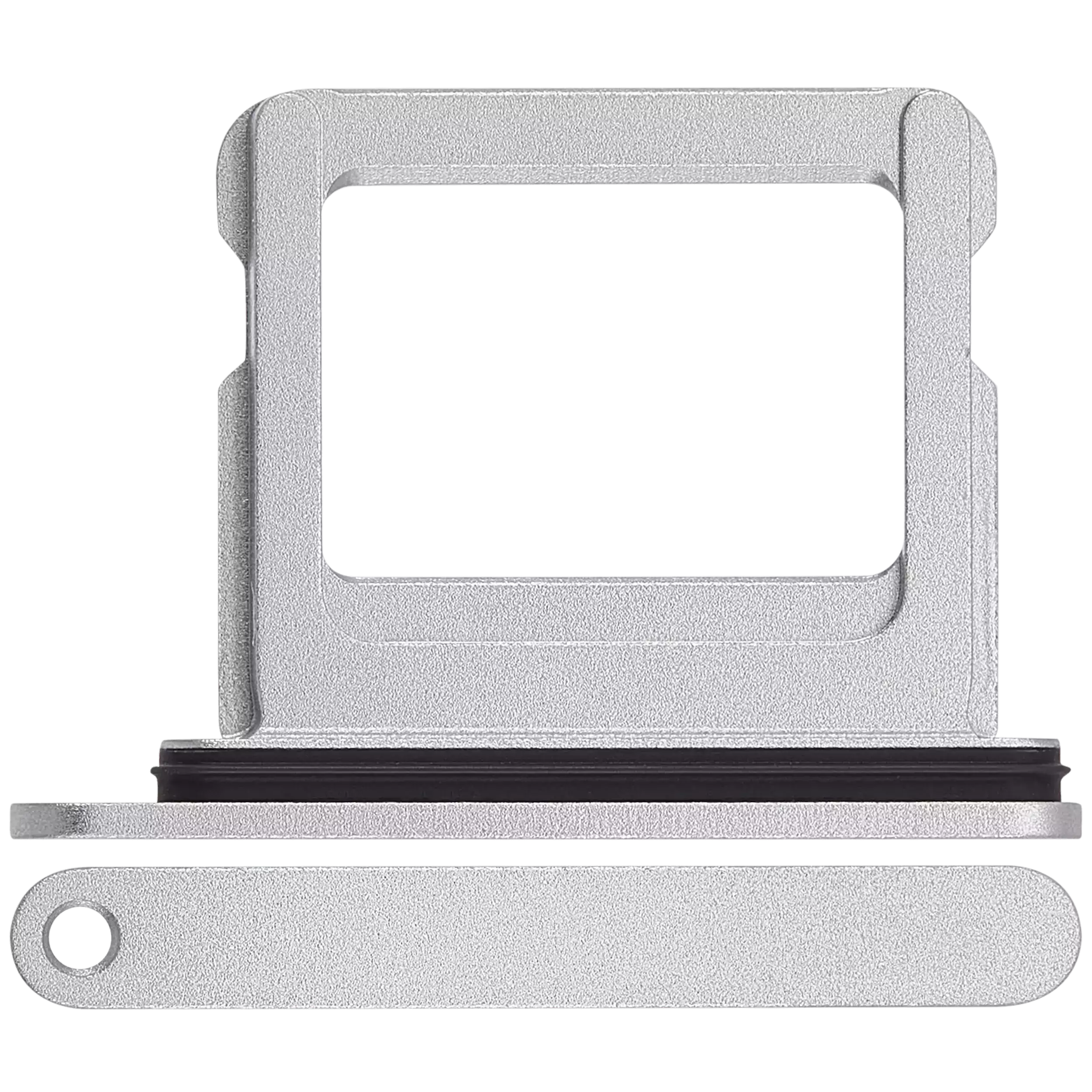 Einzel-SIM-Kartenfach für iPhone 16 / 16 Plus (Weiß)