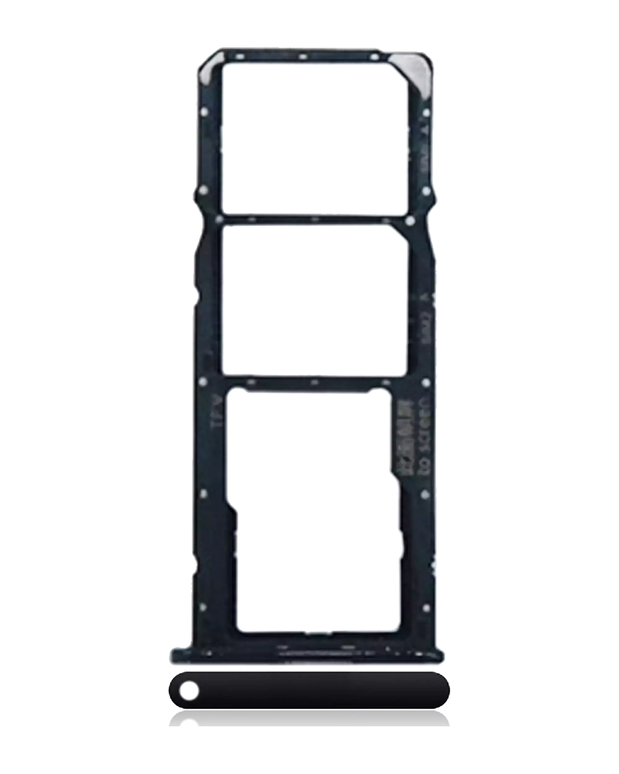 Dual SIM-Kartenfach für Huawei Y7 Pro (2018) (Schwarz)